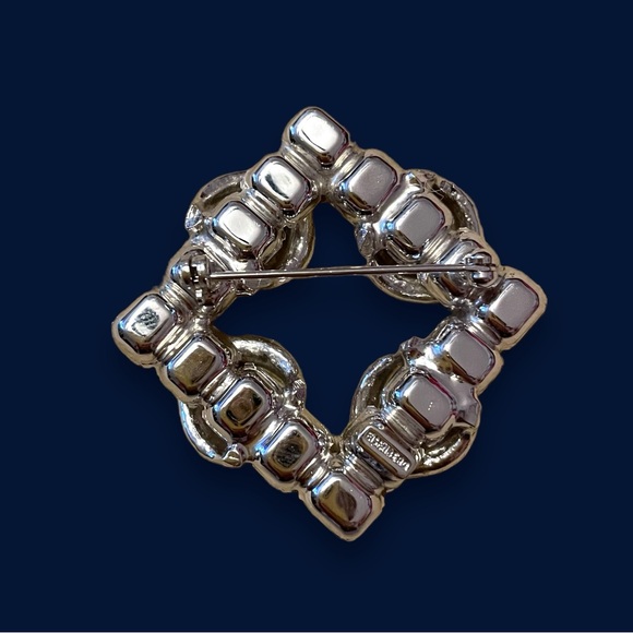 Vintage Bright Crystal Stone Brooch - Pin - Picture 3 of 7